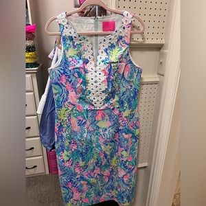 NWT Lilly Pulitzer Gabby Shift in Mermaids Cove